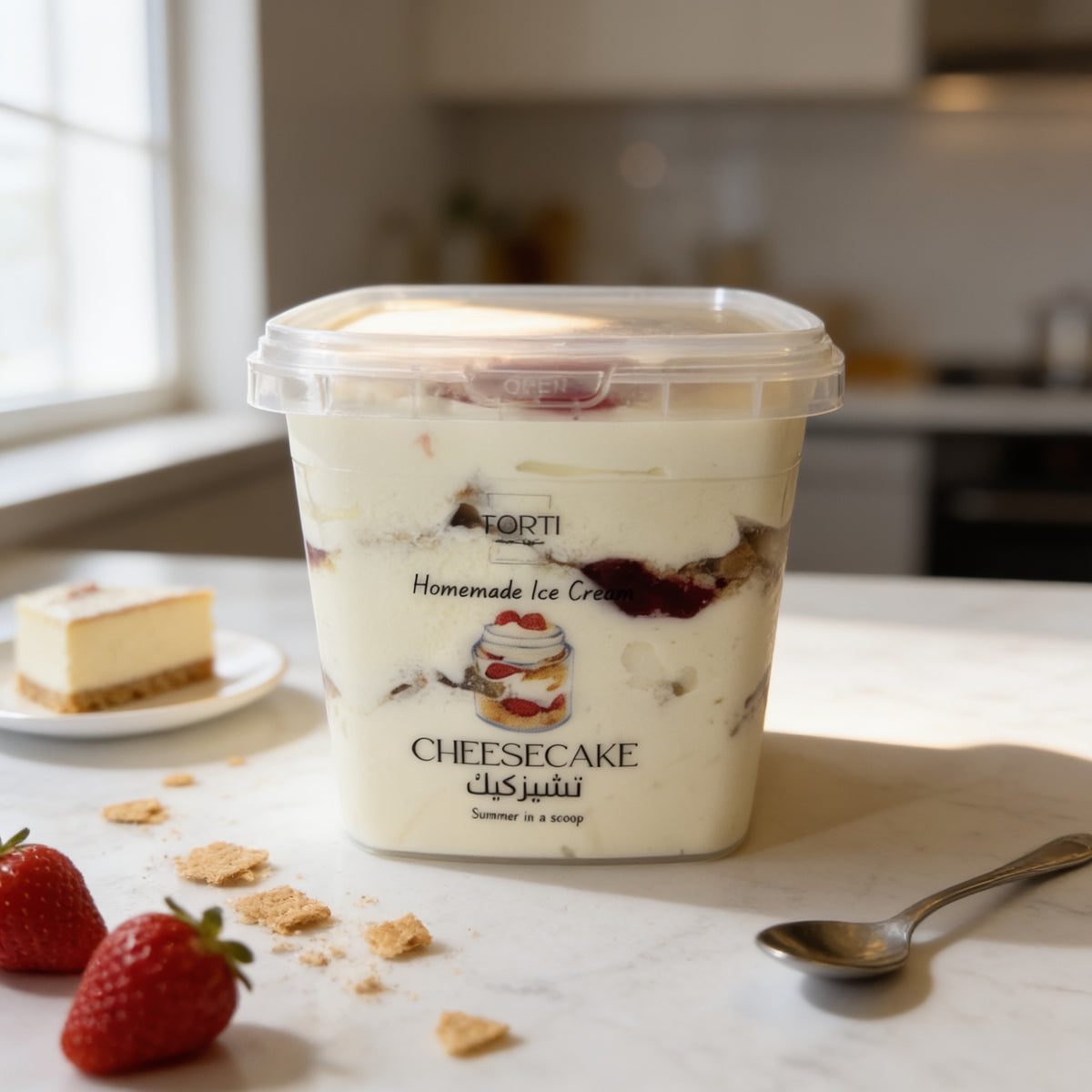 Homemade ice cream