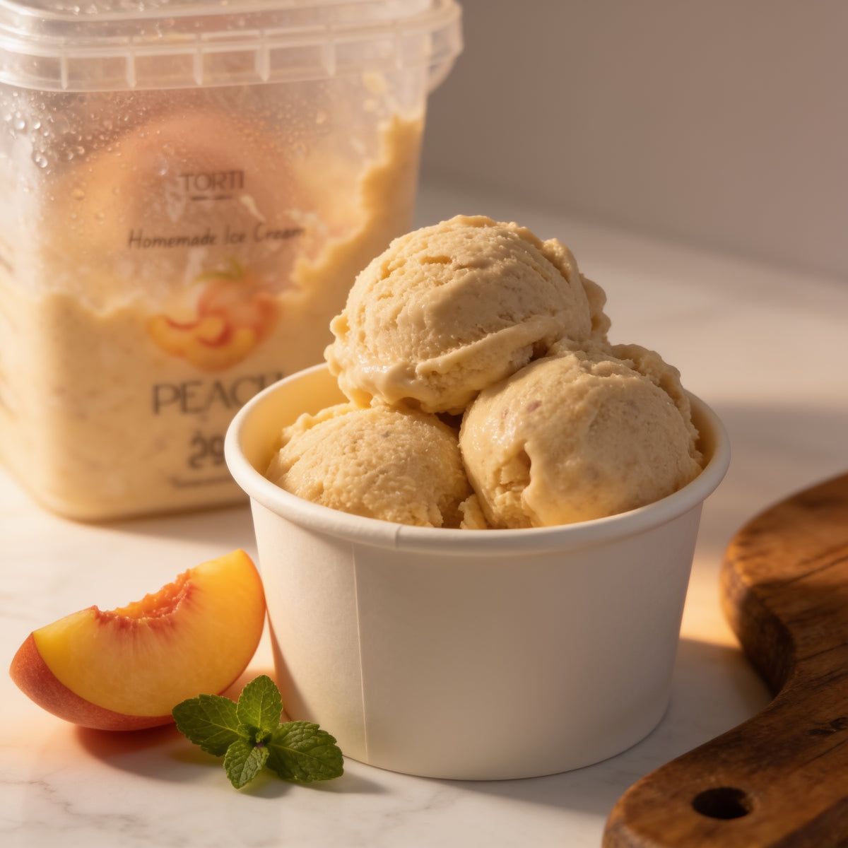 Homemade ice cream