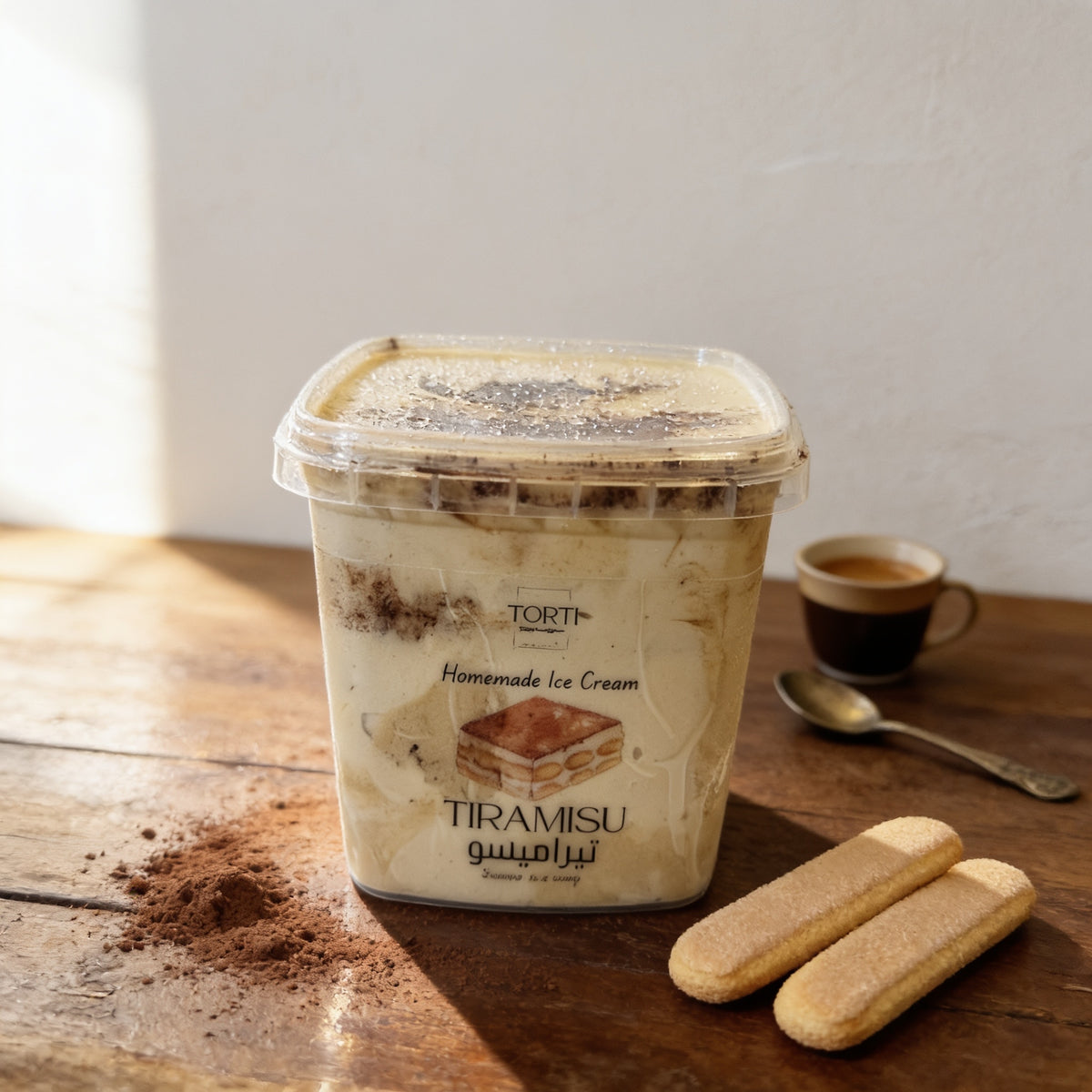 Homemade ice cream
