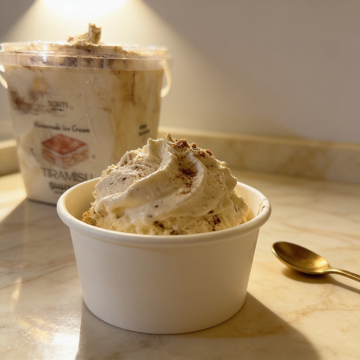 Homemade ice cream