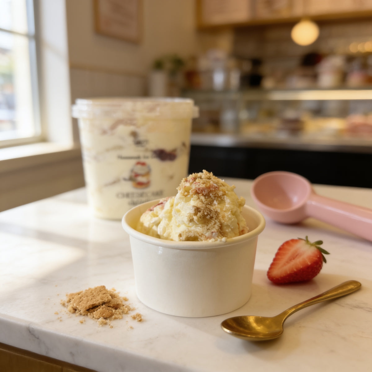 Homemade ice cream