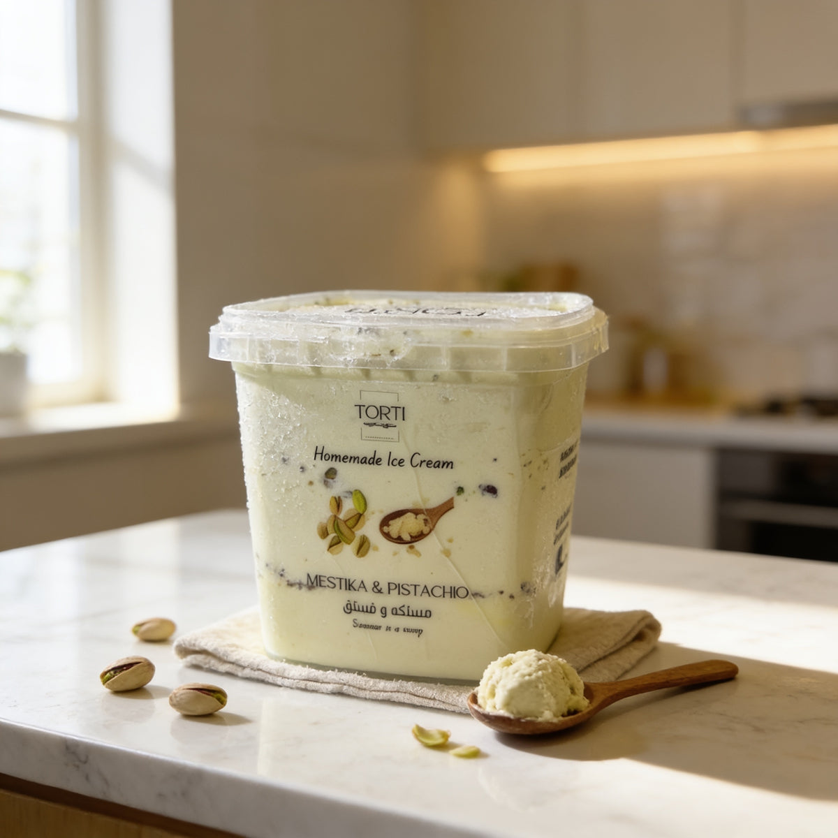 Homemade ice cream