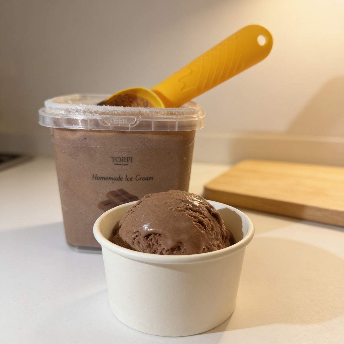Homemade ice cream